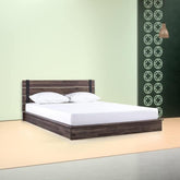 Fast Furnishings Queen Farmhouse Industrial Low Bed